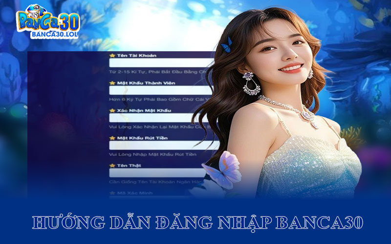 Hướng dẫn đăng nhập Banca30